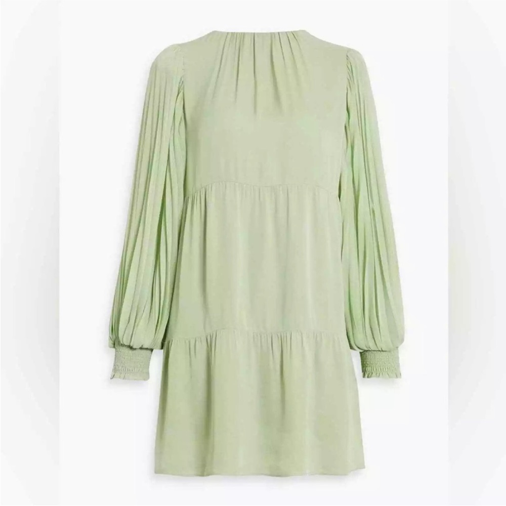 ALICE + OLIVIA Antoinette Pleated
Long Sleeve Dress Size Large - Picture 5 of 13
